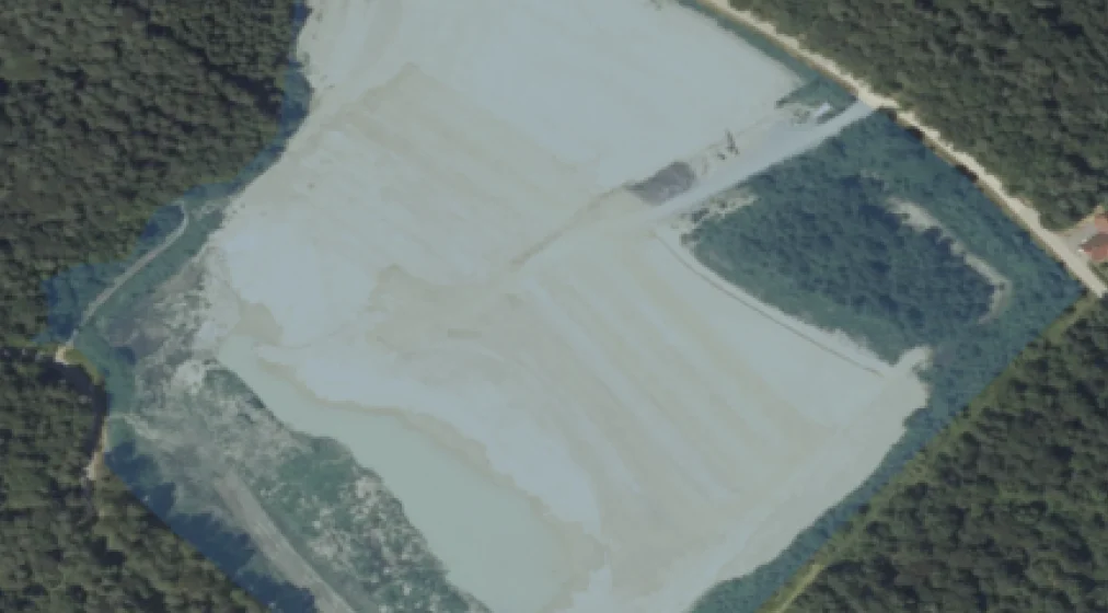 Satellite view of the Schwanberg site